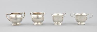 Two Pairs of Sterling Silver Cream b4961