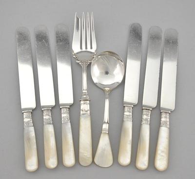 A Lot of Mother of Pearl Handle Flatware