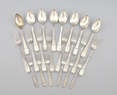 A Partial Set of Silver Flatware b497e