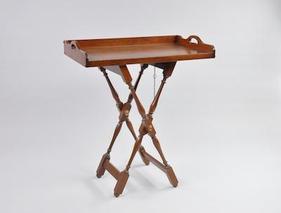 A Folding Butler s Tray Table With b498a