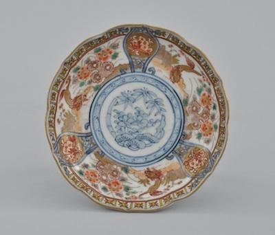 A Finely Painted Imari Plate, Japanese,