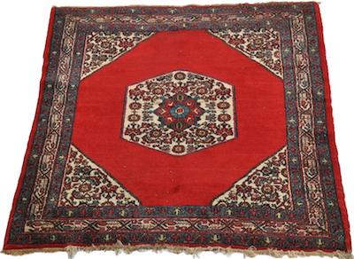 A Square Hamadan Carpet Approx  b49f7