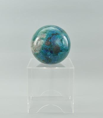 A Large Gemstone Sphere Possibly Chrysocolla;