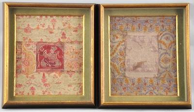 A Pair of Framed Antique Persian