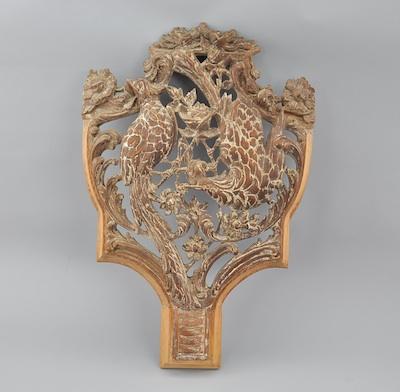 A Carved Wood Architectural Element