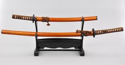 Two Reproduction Japanese Samurai b471f