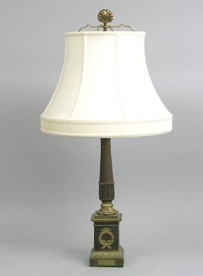 A French Bronze Lamp Bronze with