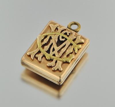 An Interesting Masonic Locket in b4751