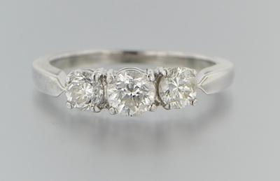 A Platinum Three Diamond Engagement b4764