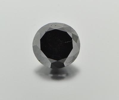 An Unmounted 18 Carat Black Diamond