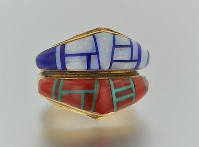 An Interesting Stone Inlay Ring b47a7