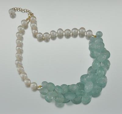 A Designer Necklace with Aquamarine b47b9