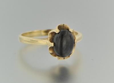 Ladies' Black Star Sapphire Ring
