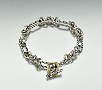 David Yurman Sterling Gold Bracelet b47d6