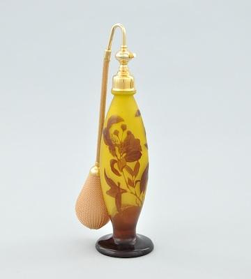 A French Galle Cameo Glass Atomizer  b4802