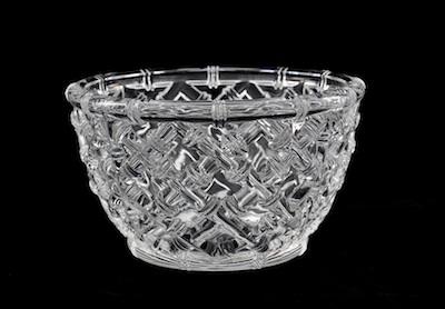 A Large Glass Bowl by Tiffany  b480d