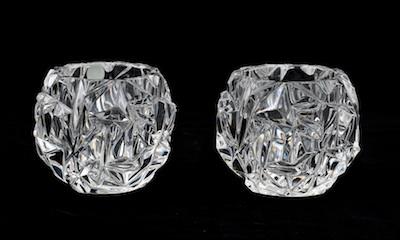 A Pair of Tiffany Co Crystal b480e