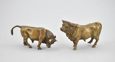 A Miniature Standing Bull and a b4df4