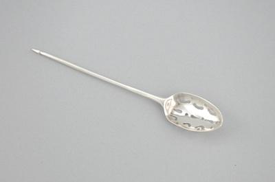 A George III Mote Spoon by Hester b4e0c