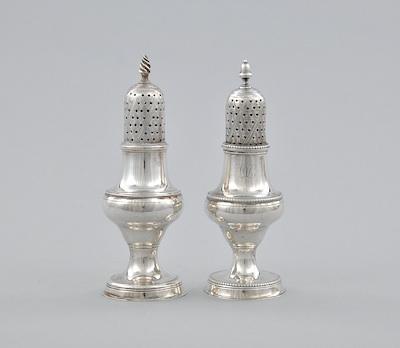 Two Sterling Silver Sugar Casters