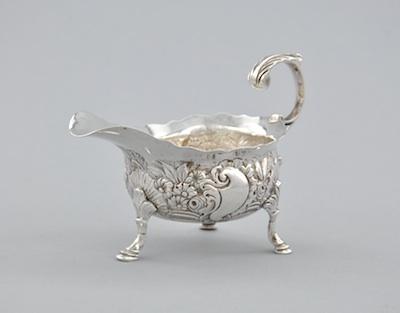 A Sterling Silver Sauce Boat by