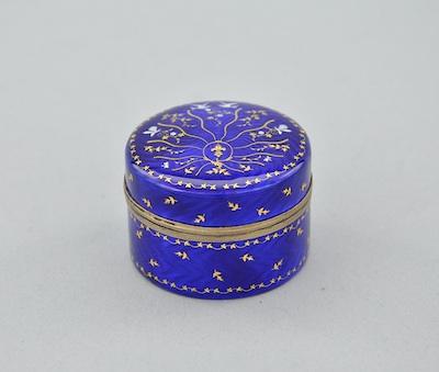 A 19th Century French Guilloche Enamel