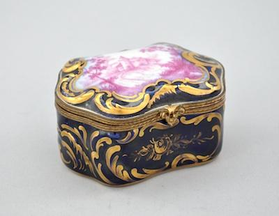 A Sevres Porcelain Box with Dore b4e75