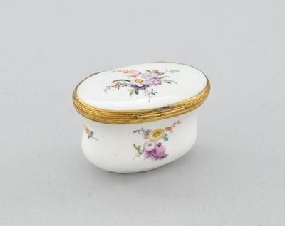 A Continental Porcelain Tabatiere