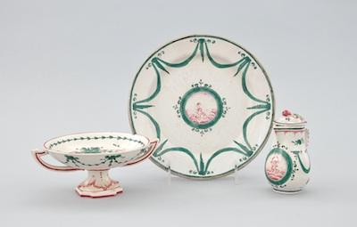 Three Pieces of French Faience  b5025