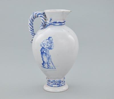 A Large Faience Ewer, Galle edition