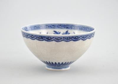 A Blue and White Porcelain Bowl, Chinese