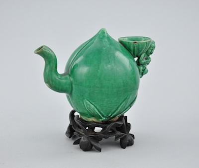 An Emerald Green Glazed Ceramic