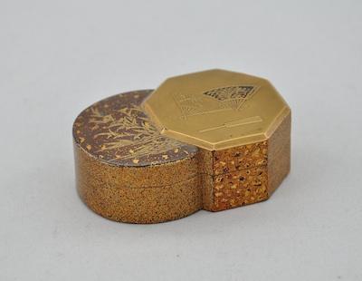 A Nashiji Miniature Box ca Late b50b9