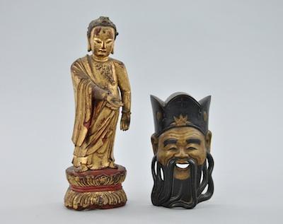 A Giltwood Figure of Buddha and b50c6