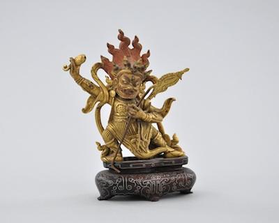 Tibetan Nepalese Gilt Bronze Statue  b50c8