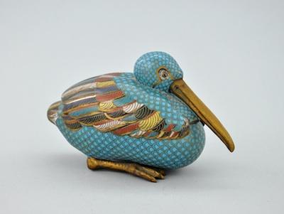 A Chinese Cloisonne Bird Shape b50ce