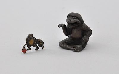 Two Bronze Miniatures including