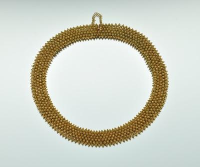 Etruscan Style 14k Gold Chain Finely b4ece