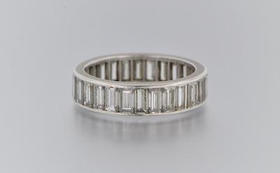 A Platinum and Diamond Eternity Band