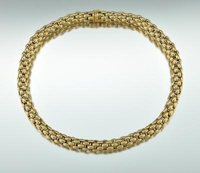 An Italian Gold Chain Stamped on b4f25