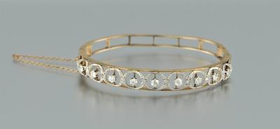 An Edwardian Style Diamond Bangle b4f28