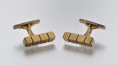 A Pair of Sterling Silver Cufflinks