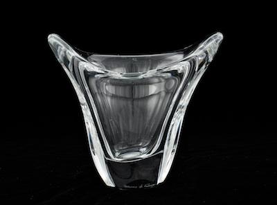 A Contemporary Daum Art Glass Vase