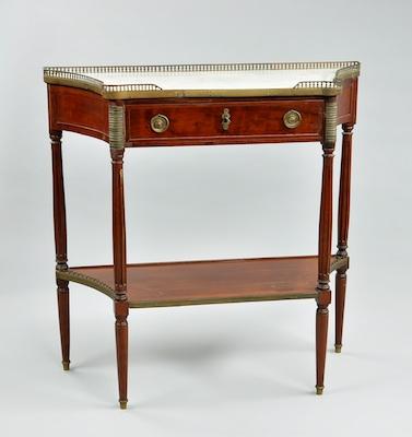 A Louis XVI Mahogany Side Table  b4f68