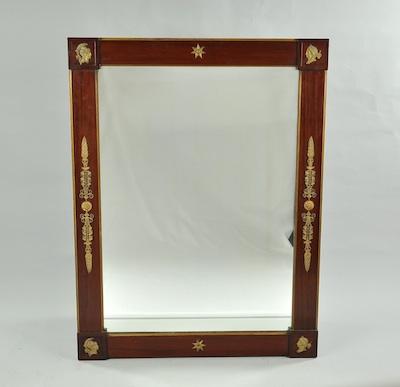 A French Empire Framed Mirror The simple