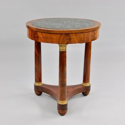 An Empire Tri-Legged Table Circular