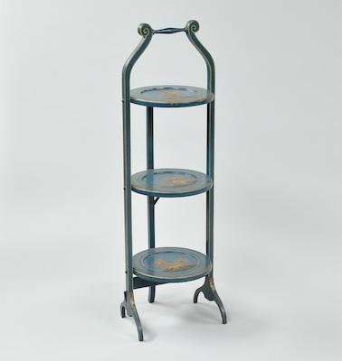 A Chinoiserie Three Tier Folding b4f7b