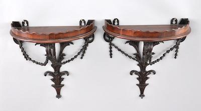 A Pair of Hand Carved Wood Wall b4f86