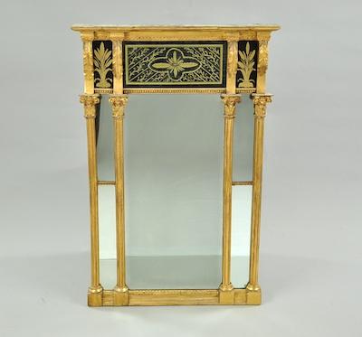 A Neoclassical Style Gilt Mirror b4f93