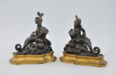 A Pair of French Figural Bronze b4f9c